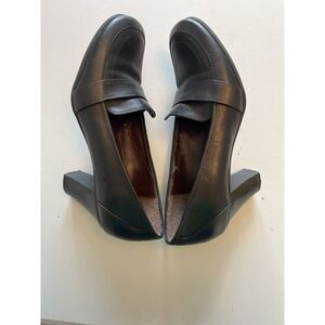 Naturalizer Women’s Leather High Heeled  Slip On  Loafers Size 7.5